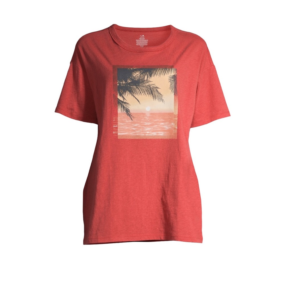 Women's Sleep T-Shirt from Secret Treasures Size XL Orange